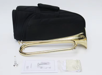 Youth Brass Trumpet High Quality Brass Material Musical Instrument Charge Trumpet Factory Direct Ready Stock