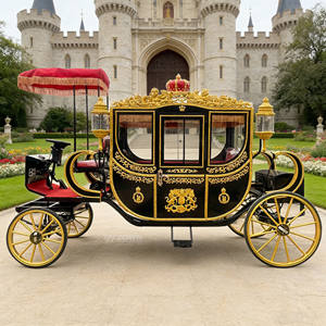 豪华皇家马车电动公主婚礼马车特殊交通工具 - Product Image 1