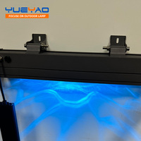Projecteur LED intelligent extérieur étanche IP65 en aluminium, effet vague d'eau, lumière de projection 3D dynamique couleur, pour éclairage paysager mural