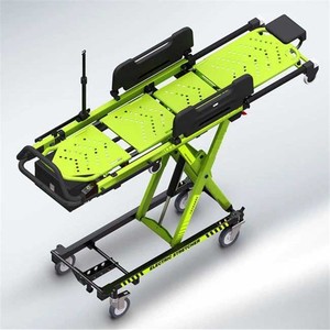 Civière d'<span class=keywords><strong>ambulance</strong></span> à moteur électrique en alliage d'aluminium, civière d'<span class=keywords><strong>ambulance</strong></span> de transfert assistée automatique pliante - Product Image 1
