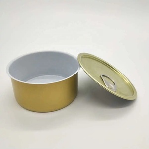 Offre Spéciale boîtes <span class=keywords><strong>de</strong></span> conserve rondes en métal vides en aluminium <span class=keywords><strong>de</strong></span> qualité alimentaire pour l'emballage <span class=keywords><strong>de</strong></span> viande <span class=keywords><strong>de</strong></span> poisson <span class=keywords><strong>thon</strong></span> sardine avec couvercle à extrémités ouvertes faciles - Product Image 1