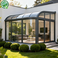 Verrière moderne à toit polygone avec isolation thermique pour hôtels et espaces extérieurs