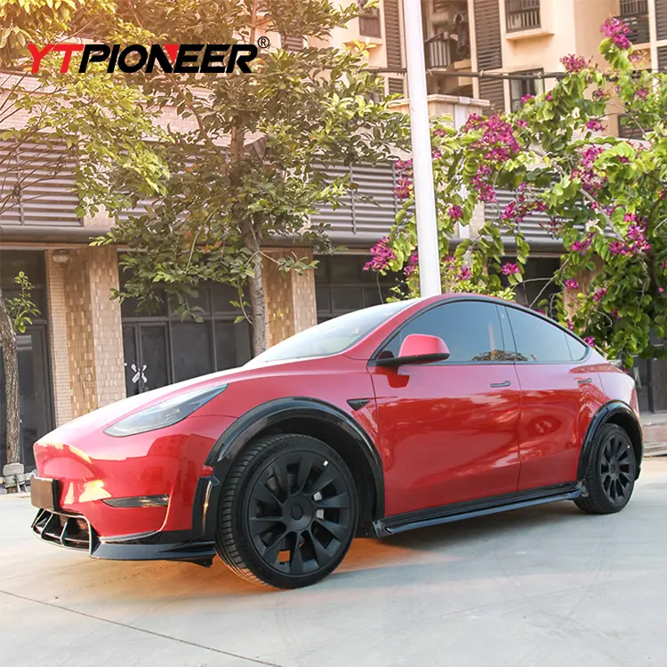 Manufacturer Exterior Accessories ABS Car Bumper Upgrade Facelift Model Y Body Kit For Tesla Model Y