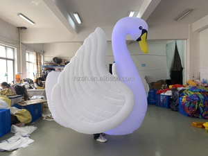 Led ánh sáng <span class=keywords><strong>Inflatable</strong></span> di chuyển thiên nga trang phục <span class=keywords><strong>Inflatable</strong></span> thổi lên thiên nga trắng cho hiệu suất - Product Image 2