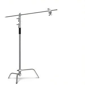 Support d'éclairage professionnel pour studio photo Db 260cm, trépied en acier inoxydable avec bras articulé pour éclairage photographique - Product Image 1
