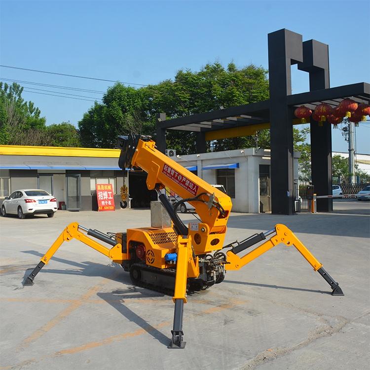 CE ISO Approved Automatic Electric Spider Crawler Crane With New Condition for Material Handling
