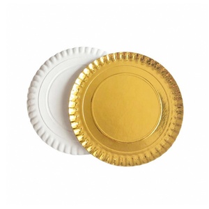 Hot Selling Cake Serving Plates Golden <b>Tray</b> for Dinner - Product Image 6