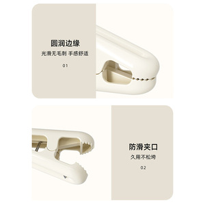 Clothespin <b>Clips</b> Rectangle Plastic Durable Windproof For Clothes Drying And Bed Sheet Fixing - Product Image 3