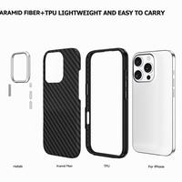 Coque de téléphone élégante unie violet anthracite avec anneau magnétique antichoc en TPU sergé pour iPhone 17 Pro Max