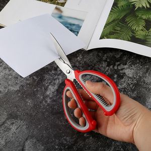 Multifunctional Household Stainless Steel Scissors With Double-Color Plastic Handle Powerful <b>Kitchen</b> Student Office Scissors - Product Image 4