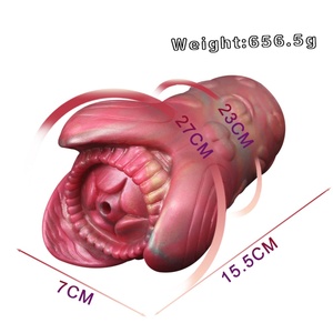 GEEBA Male Masturbator Silicone Aircraft Cup Sandworm Condition Anal Vaginal Soft Stick Pussy Adult Sex <b>Toys</b> 18+ <b>for</b> <b>Men</b> - Product Image 6