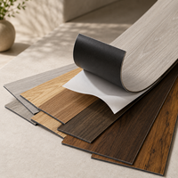 Suelo Vinílico Autoadhesivo, LVT con Revestimiento Impermeable, Aspecto de Madera, Capa Resistente al Desgaste, para Uso Comercial, Oficinas, Hoteles, Fábricas, Proveedor, Exportación