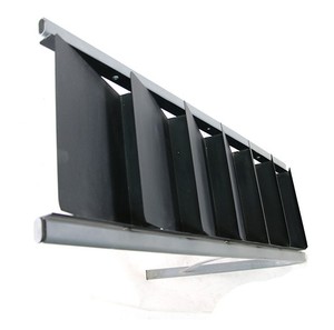 Sala de espera de acero inoxidable oro periódico información Rack - Product Image 3