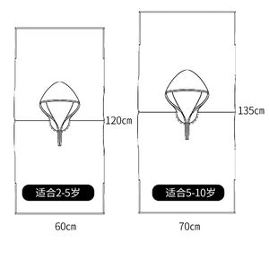 Serviettes de bain à capuche en coton respirant, en mousseline, pour bébé fille et garçon - Product Image 6