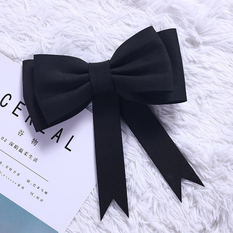 Eva โบว์โอเวอร์ไซส์-สีดำ