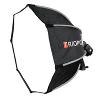 Triopo KS55 65 90 120cm oktagonal portabel, aksesori Studio foto kamera Flash cepat kotak lunak