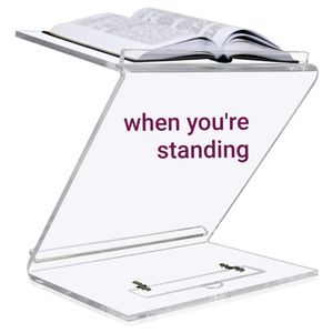 Deluxe claro Lucite Shtender soporte acrílico libro soporte cristal <span class=keywords><strong>atril</strong></span> <span class=keywords><strong>para</strong></span> libro - Product Image 5