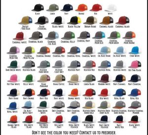 Casquettes de sport unisexes Richardson 112 Shape, casquettes de baseball tendance à dos en maille, logo personnalisé, broderie snapback, voyage - Product Image 3