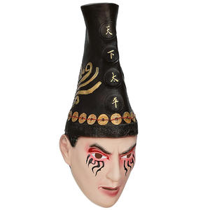 Accesorios de disfraz de Reina <span class=keywords><strong>Bruja</strong></span> Mágica, sombrero de cuerno largo negro para Navidad y Halloween, tocado de mascarada, accesorios para fiestas - Product Image 4