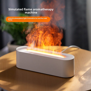 New Simulation Colorful Flame USB Waterless Aroma <strong>Diffuser</strong> 150ml Tabletop Ultrasonic Aromatherapy Machine Hotel Outdoor - Product Image 1