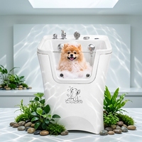 Station de lavage canin vétérinaire professionnelle robuste à drainage rapide et sans obstruction pour préparation médicale