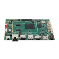 Haute Performance HP-M98 Android 11 Carte Mère Home Office PC Double DDR2 Slots Carte Mère Graphique Intégrée