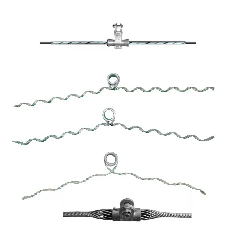 Pince de Suspension pour câble ADSS, 1 pièce, pince à Suspension avec U-4 lien de chaîne pour câble aérien