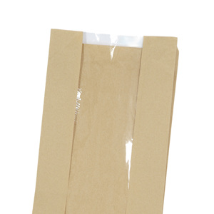 Greaseproof <b>Biodegradable</b> High-End Recyclable Foldable Bread Bag Clear Window Gusset Structure for Certified Bakery Bag Vietnam - Product Image 5