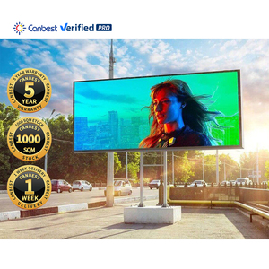 Exterior 6X4M 15X4M P10 Fijo Digital Banner Led Billboard Signage P5 Smd Led Panel Precio Schermo A Led Per Esterni Pubblicita - Product Image 1