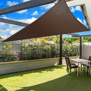 <span class=keywords><strong>HDPE</strong></span> màu nâu Shade buồm tán không thấm nước dù để che nắng buồm 5M/sân vườn vườn vườn Sun Shade Sail ngoài trời - Product Image 6