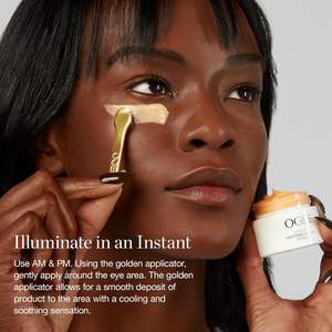 Alternative au baume pour les yeux botanique, végétalien, anti-rides, acide hyaluronique, crème pour les yeux bio éclaircissante pour les cernes et les poches - Product Image 4