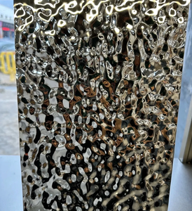 ASTM 201 304 Water Ripple Stainless <strong>Steel</strong> Sheet Wall for Wall Decoration Customized Color - Product Image 3