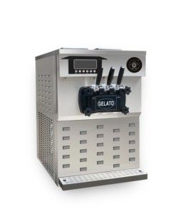 Máquina de Helado de Acero Inoxidable de Grado Comercial, de Alto Rendimiento, Duradera y de Alta Calidad, para Helado y Sirope - Product Image 2