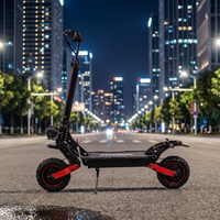 Trottinette électrique pliable tout-terrain haute performance pour adultes, en alliage d'aluminium, double suspension, moteur 2400W, stock d'usine
