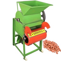 Décortiqueuse d'arachides électrique automatique, petite décortiqueuse d'arachides à moteur, haute efficacité, capacité de 700 kg/h, machine à enlever les coques d'arachides