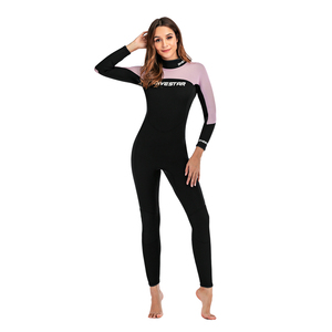 Combinaison de plongée intégrale DIVESTAR 3 mm en <span class=keywords><strong>néoprène</strong></span> à manches longues avec fermeture éclair dorsale pour <span class=keywords><strong>femme</strong></span>, conception étanche pour le <span class=keywords><strong>surf</strong></span> et la plongée, offre spéciale - Product Image 3