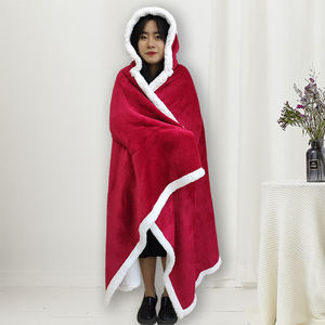 Warm Soft Plush <strong>Snuggle</strong> TV Throw Wrap Wearable Blanket Robe <strong>Snuggle</strong> Fleece Blanket for Women <strong>Men</strong> Adults - Product Image 4