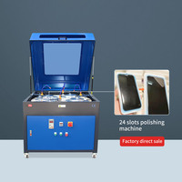 Nouvelle version polisseuse de réparation de verre à 24 fentes pour téléphones tablettes montres Machine à enlever les rayures rectifieuse 220V tension