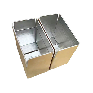 12 \ "x 10 \" x 8 \ "cách điện vận chuyển thực phẩm đông lạnh hộp sóng bảng sóng nhôm lót UV lớp phủ thư mục loại - Product Image 6