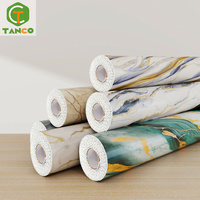 Usine de gros papier peint en pvc papiers peints auto-adhésifs autocollants papier de contact pour la cuisine