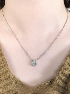 Collana di Lusso da Donna con Diamante Coltivato in Laboratorio da 1ct 2ct, Taglio a Pera, Certificata IGI, in <span class=keywords><strong>Oro</strong></span> 18K e Platino PT950, Gioielli da Matrimonio - Product Image 5