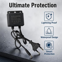 Adaptador de Corriente de 10W 5V 2A con Enchufe Europeo, Material ABS, Adaptador AC/DC para Uso Diario