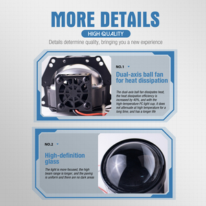 Xenplus Lpu4 110W 28000LM 6000K 3Inch IP68 RHD/LHD 12V Xe Đèn Pha Trang Bị Thêm Sương Mù Ánh Sáng <span class=keywords><strong>LED</strong></span> Ống Kính Chiếu Đèn - Product Image 5