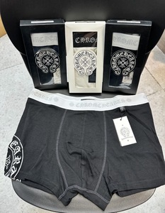 Boxer da <span class=keywords><strong>Uomo</strong></span> Chrome Hear+s in Puro Cotone, Comodi e a Vita Media, Modello Base a Quattro Angoli - Product Image 4
