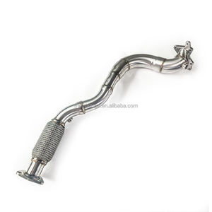 Tuyau d'échappement de voiture en acier inoxydable T304 pour Honda Fit GE6 1.3L 2008-2013, modification directe usine - Product Image 4