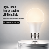 Ampoule LED A60 E27 220V, source Bridgelux, en aluminium et plastique, blanc chaud neutre, éclairage résidentiel