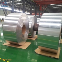 Rouleau géant de papier aluminium 8011 1235, largeur personnalisée pour couvercles de yaourt, emballage alimentaire thermoscellable, épaisseur 0,006-0,30 mm
