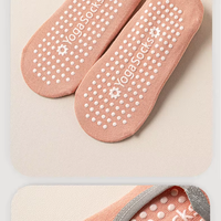 Chaussettes de yoga à brides croisées pour femmes, en tricot doux, respirantes, écologiques, antidérapantes avec picots en silicone, pour Pilates, danse et ballet, plusieurs couleurs unies