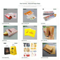 Feuille d'aluminium doublée Bbq Doner Kebab Fried Food Hamburger Hot Dog Poulet Rôti Sac en papier