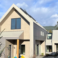 Système de murs-rideaux avec vis pour la décoration de façade de villa, revêtement intégré effet aluminium